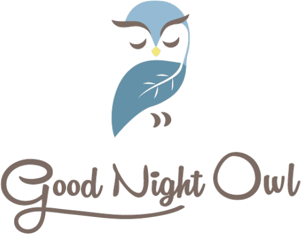 Sleepy Owl Good Night Greeting PNG