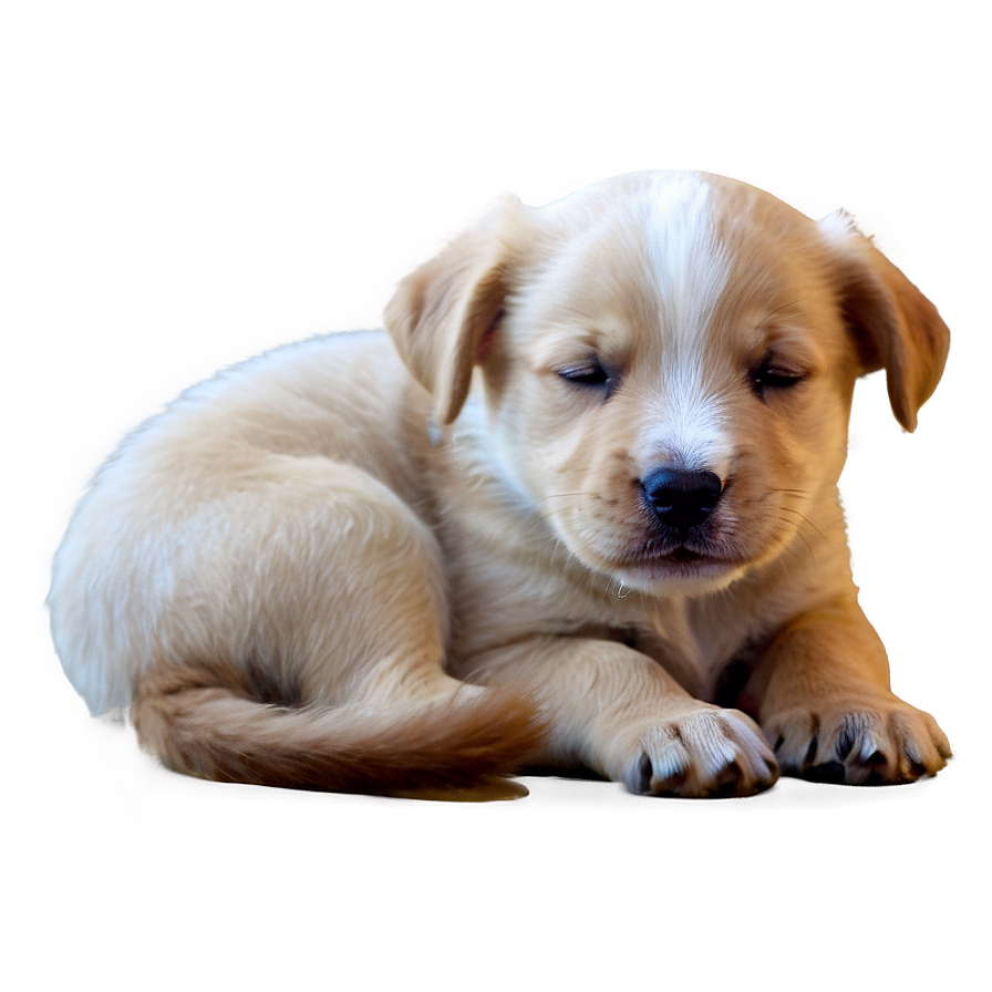 Sleepy Puppy Png 05232024 PNG