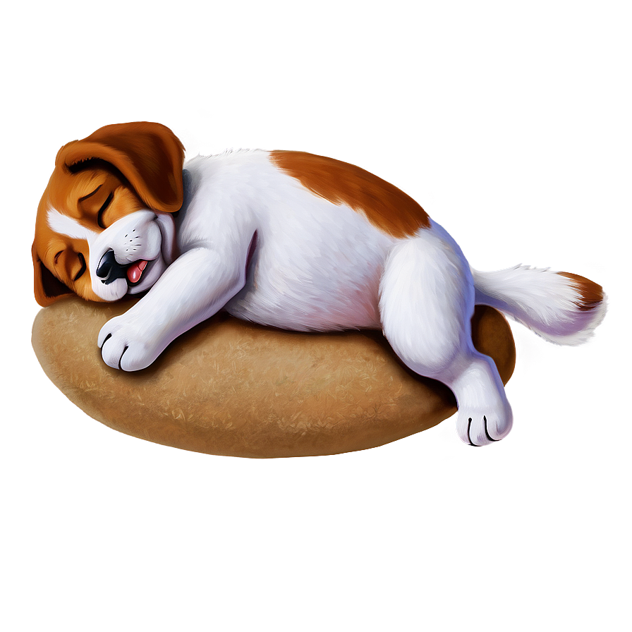 Sleepy Puppy Png 05232024 PNG