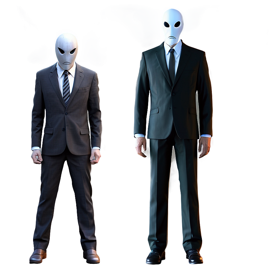 Slender Man Concept Art Png Vlj PNG