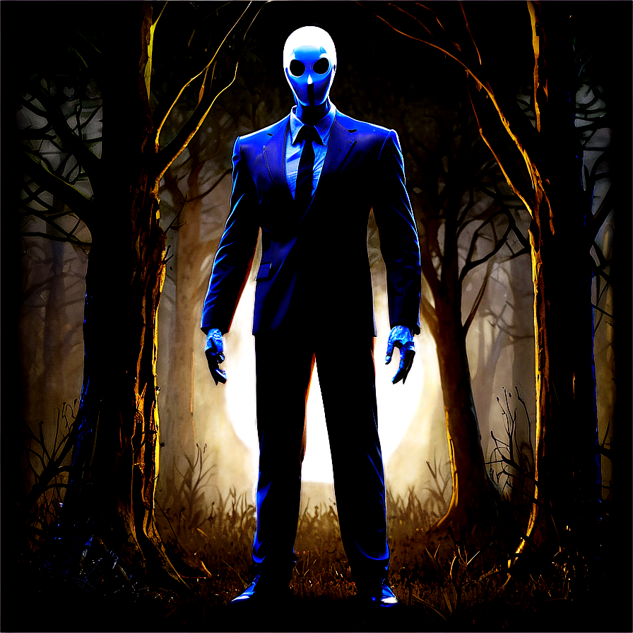 Slender Man In Moonlight Png Rma PNG