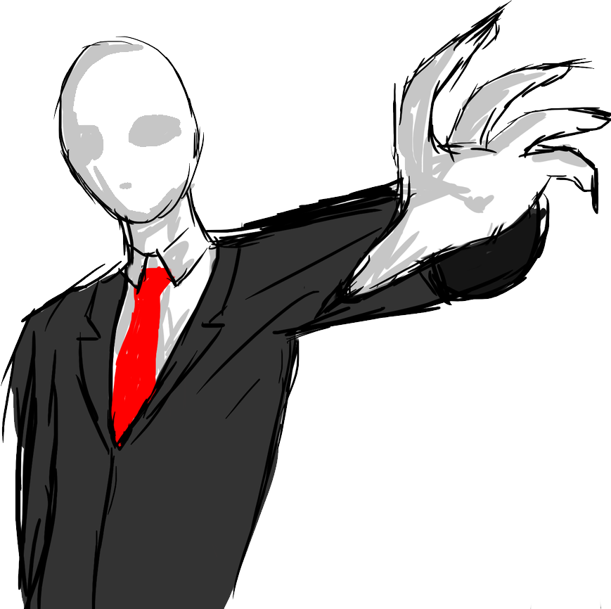 Slender_ Man_ Illustration PNG