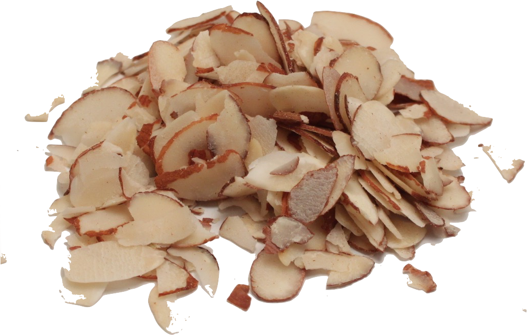 Sliced Almonds Pile PNG