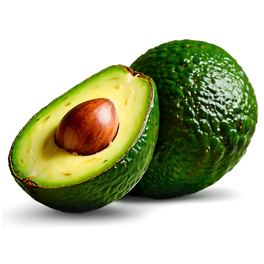 Sliced Avocado Top View Png 74 PNG