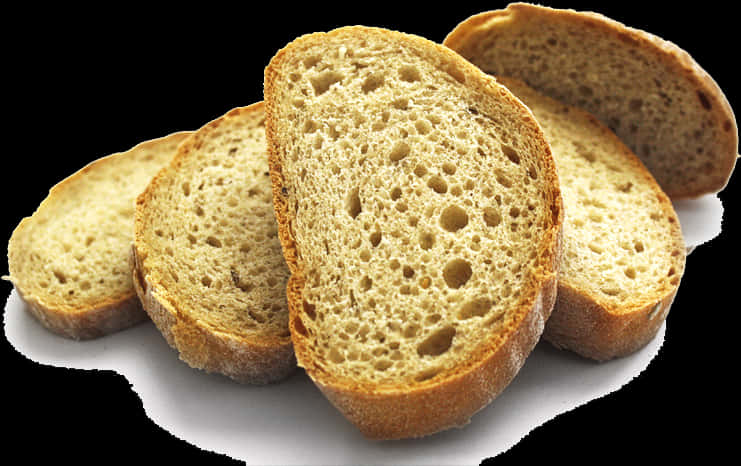 Sliced Bread Isolated Background PNG