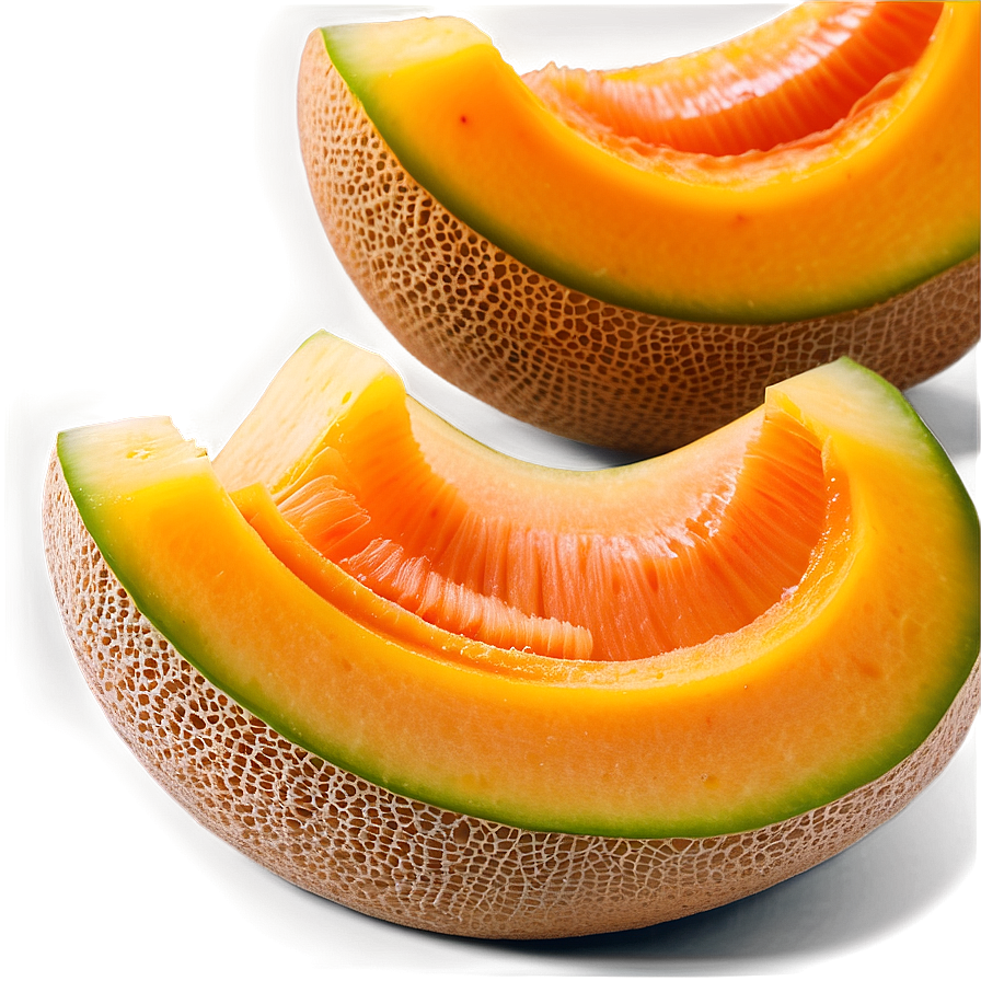 Sliced Cantaloupe Png 06122024 PNG
