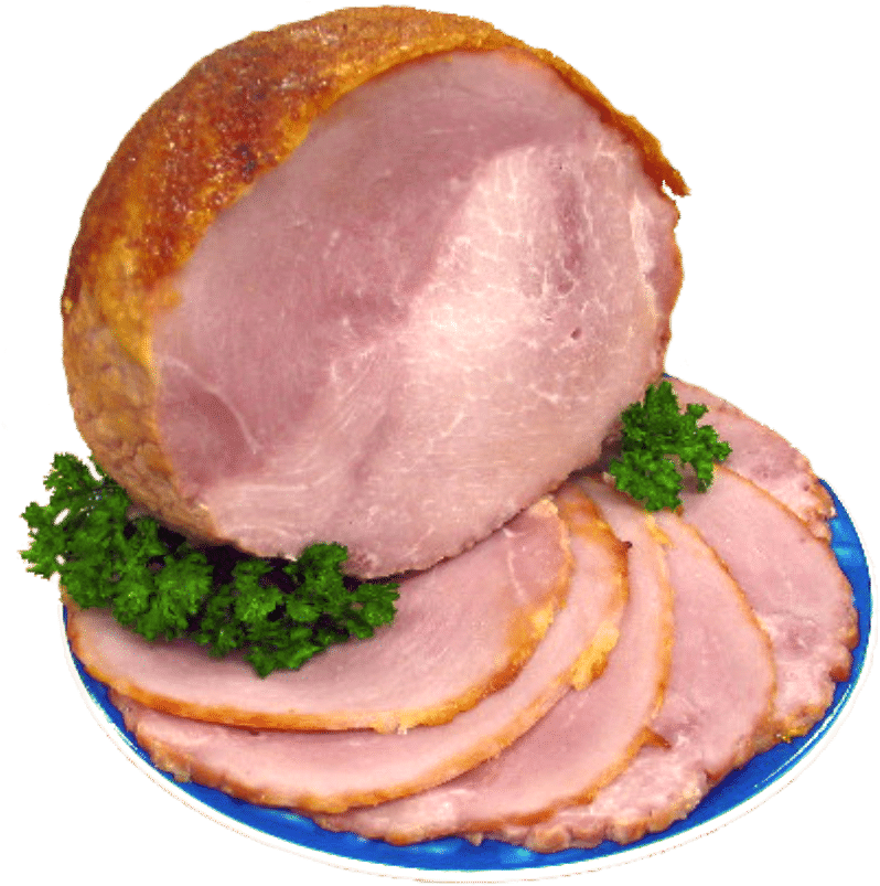 Sliced Hamon Plate PNG