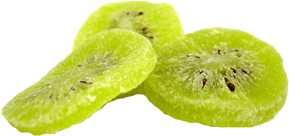 Sliced Kiwi Dry Fruit Transparent Background PNG