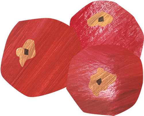 Sliced Red Radishes Artwork PNG