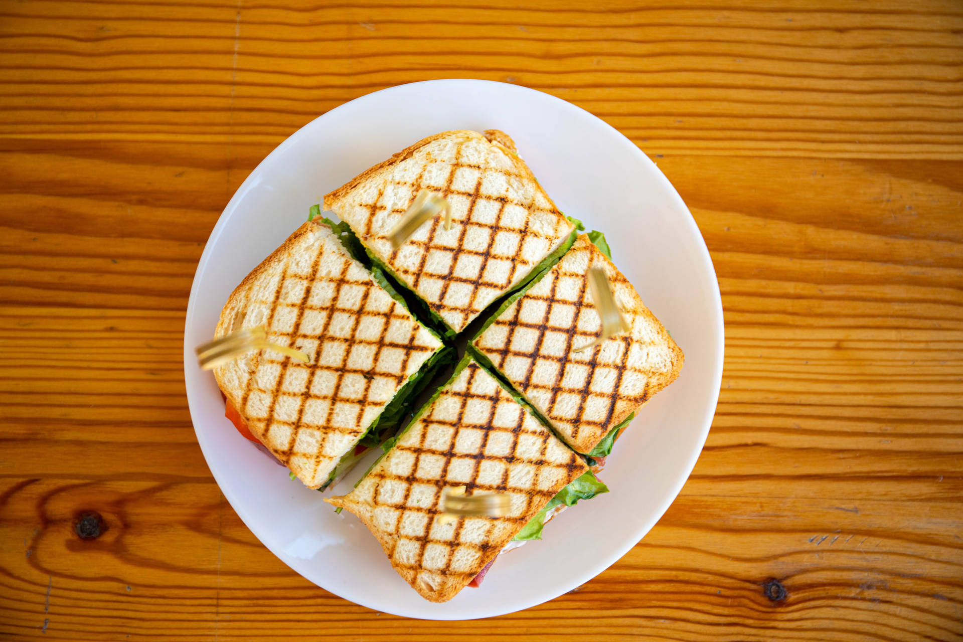 Sliced Sandwich 2560x1440 Food Picture