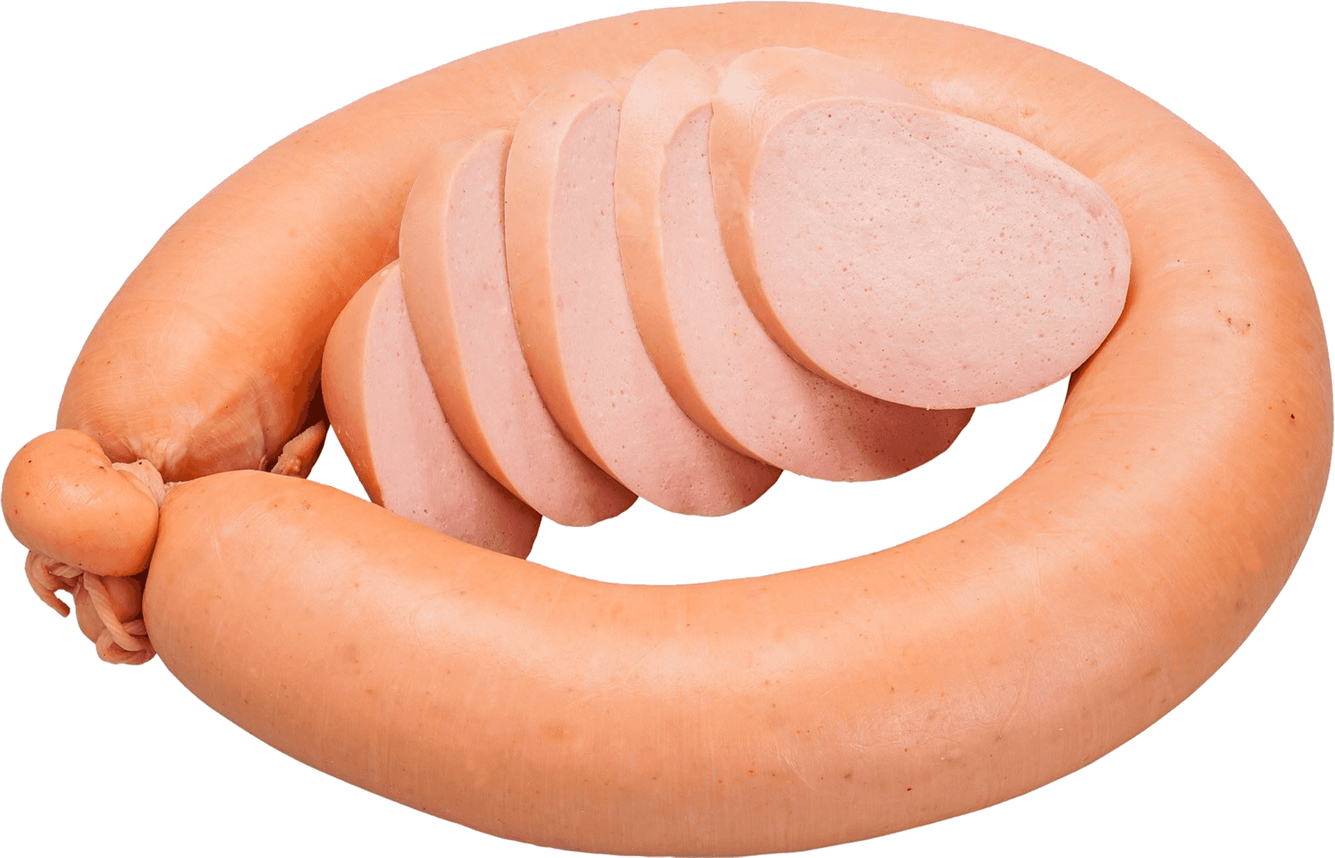Sliced Sausage Isolated.png PNG