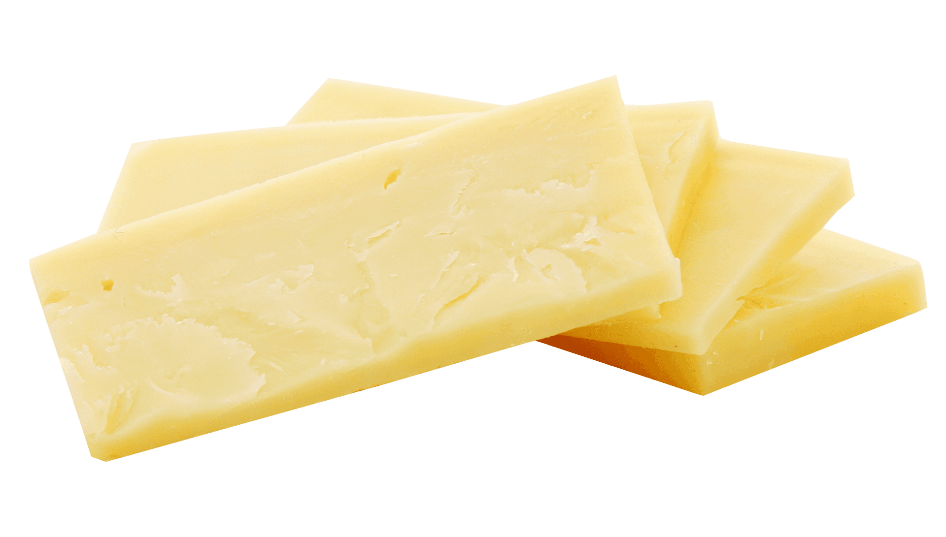 Sliced Semi Hard Cheese Stack PNG