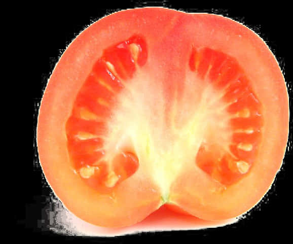 Sliced Tomato Half PNG