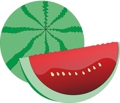 Sliced Watermelon Graphic PNG