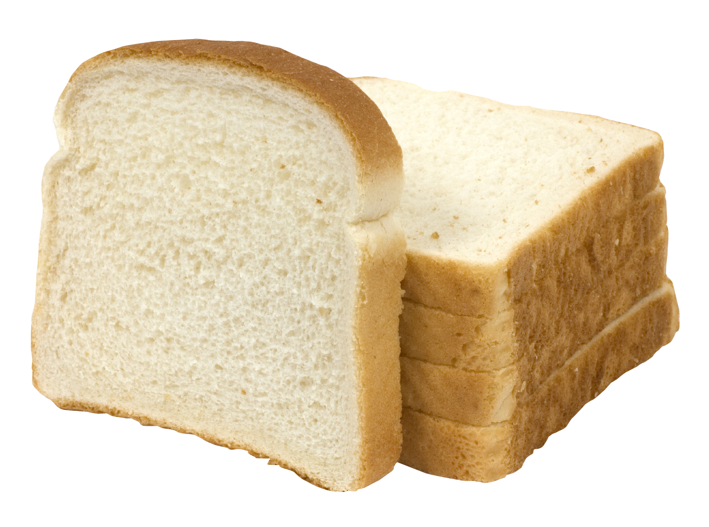Sliced White Bread Loaf PNG