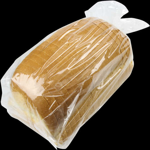 Sliced White Breadin Plastic Bag PNG