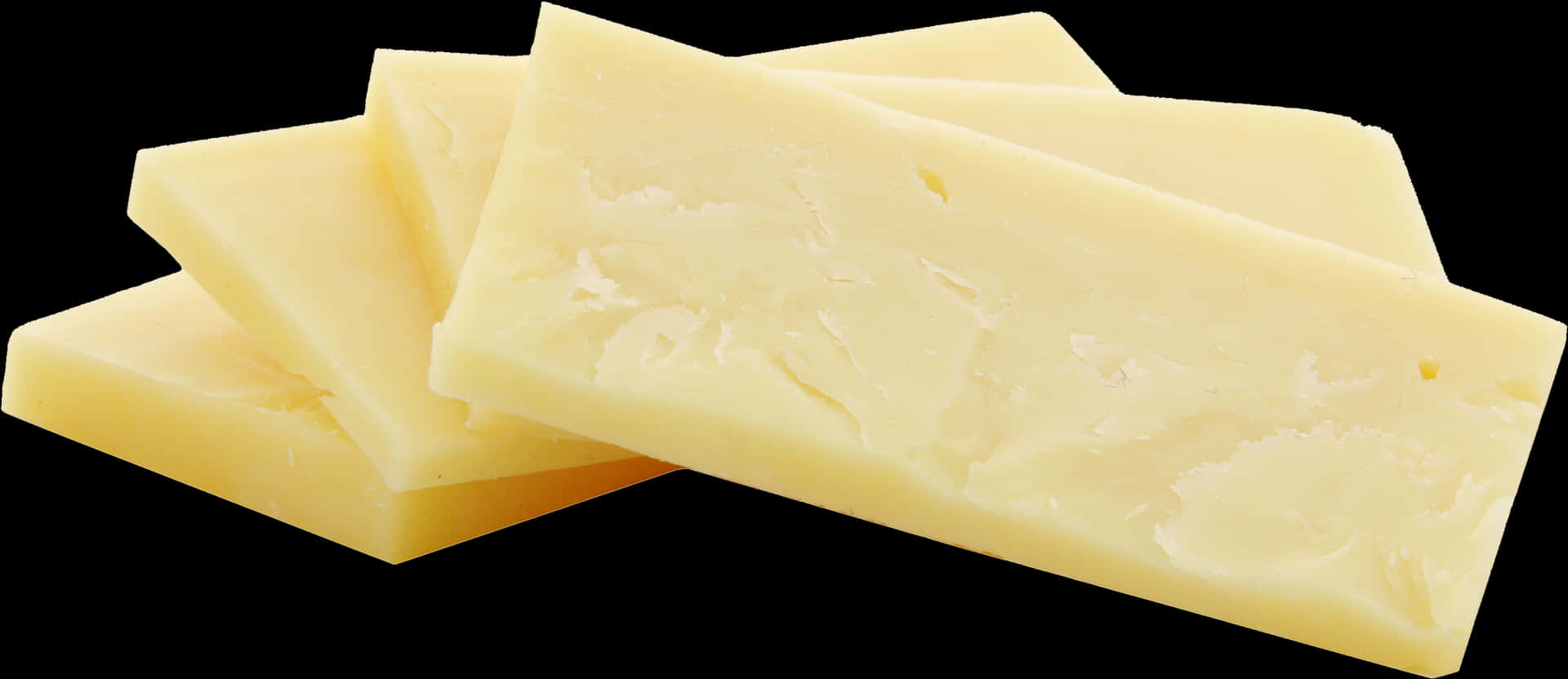 Sliced Yellow Cheese Isolated PNG