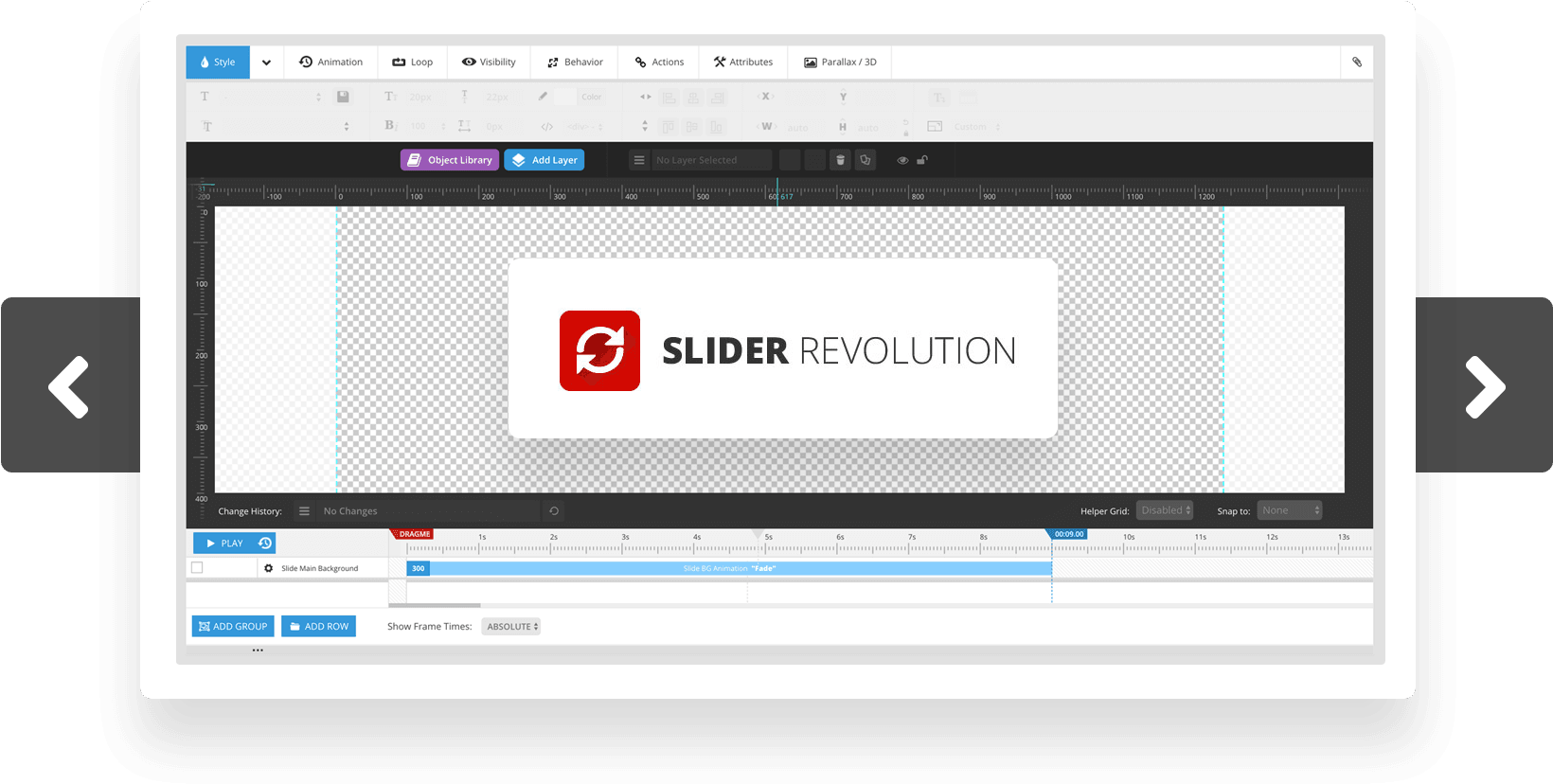 Slider Revolution Plugin Interface PNG