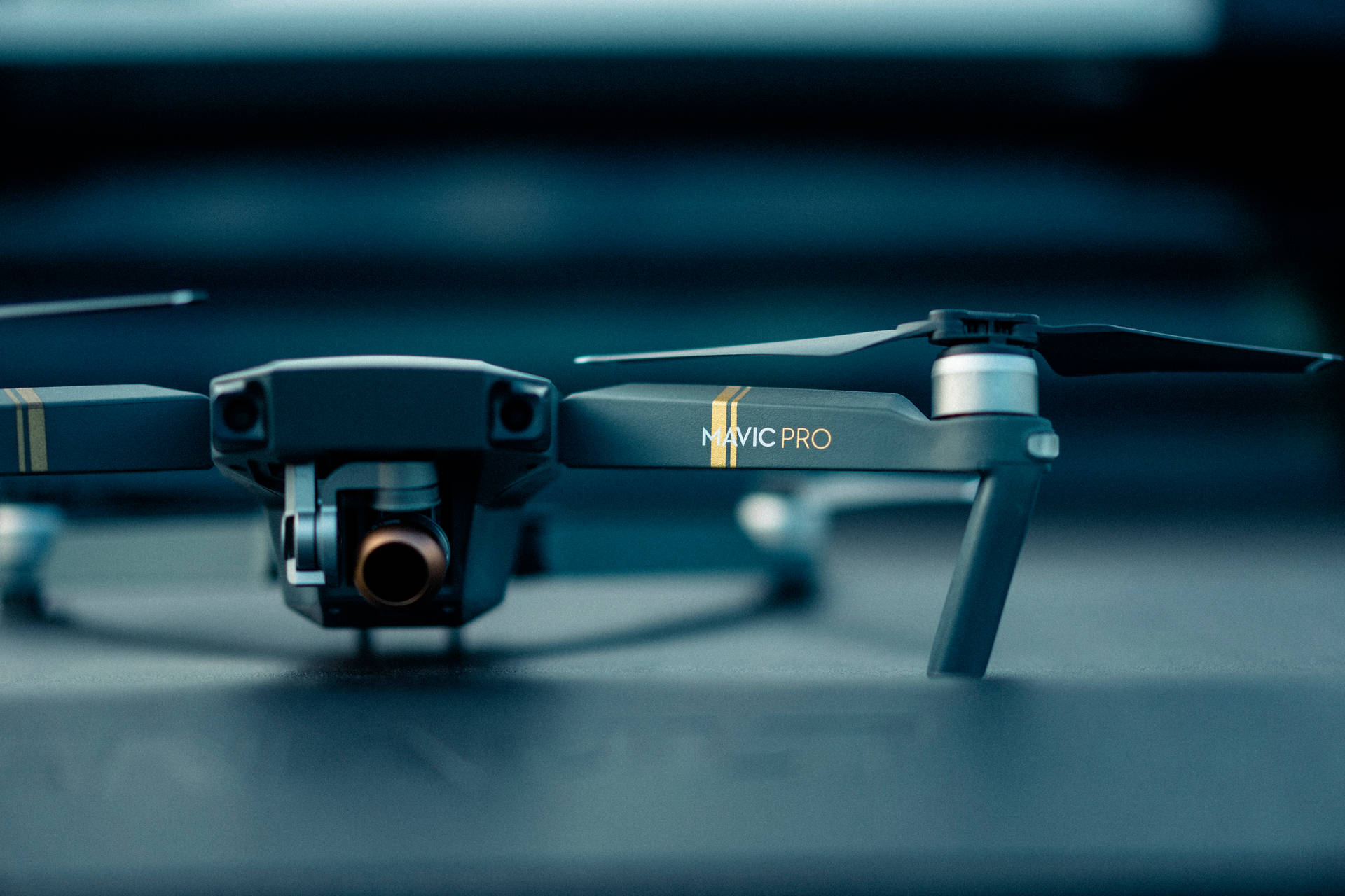 Drone Webcam Nero Sottile Sfondo