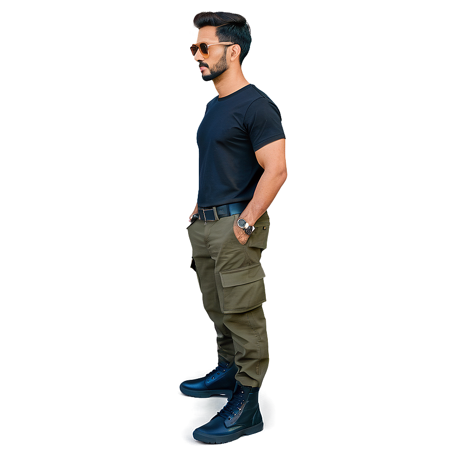 Slim Fit Cargo Pants Png 06132024 PNG