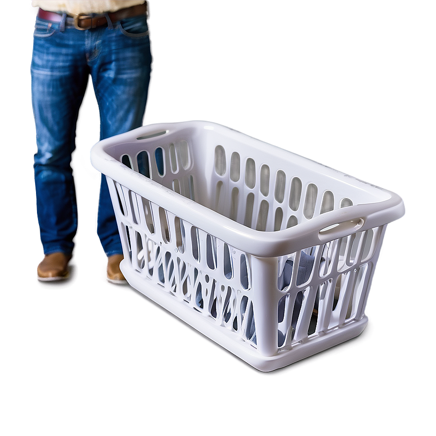 Slim Laundry Basket For Small Spaces Png 06132024 PNG