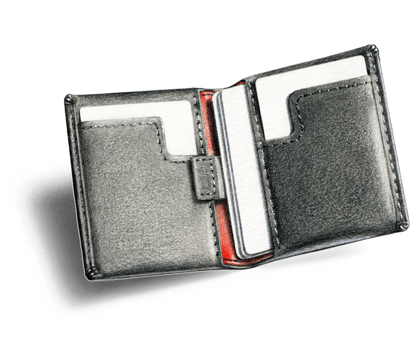 Slim Sleeve Wallet Design PNG