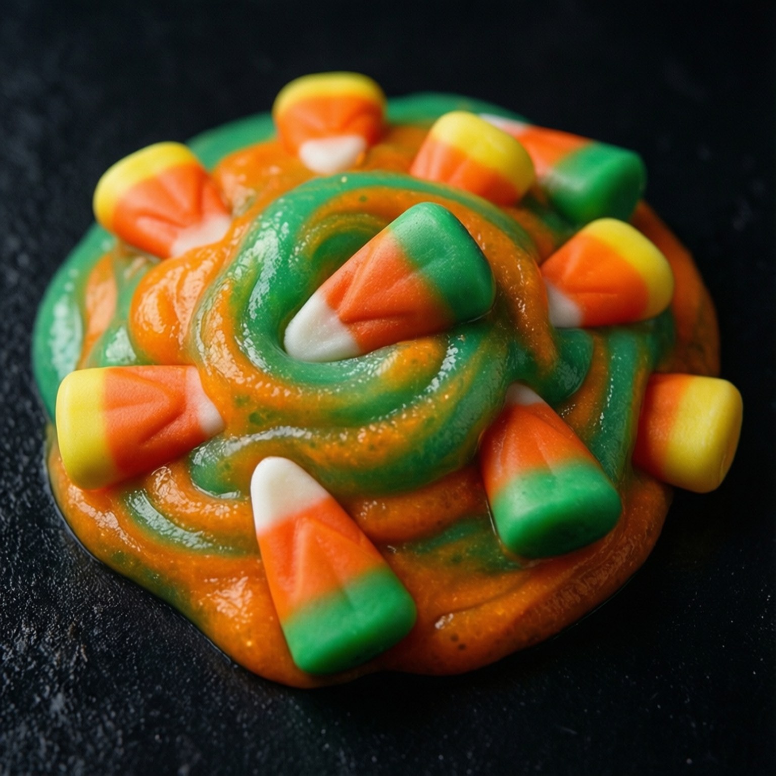 Schleim und Candy Corn Wallpaper