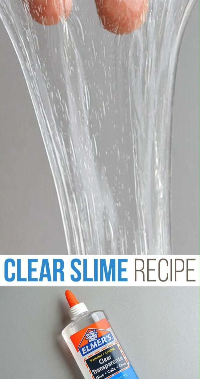 Clear Slime Recipe Pictures