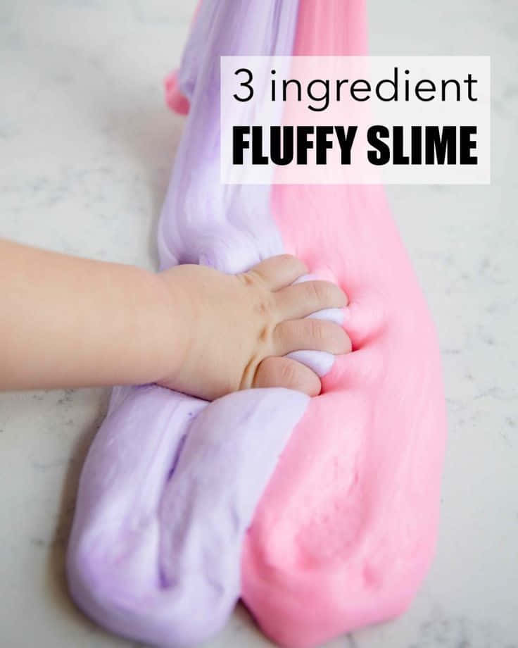 Immaginidi Fluffy Slime Con 3 Ingredienti