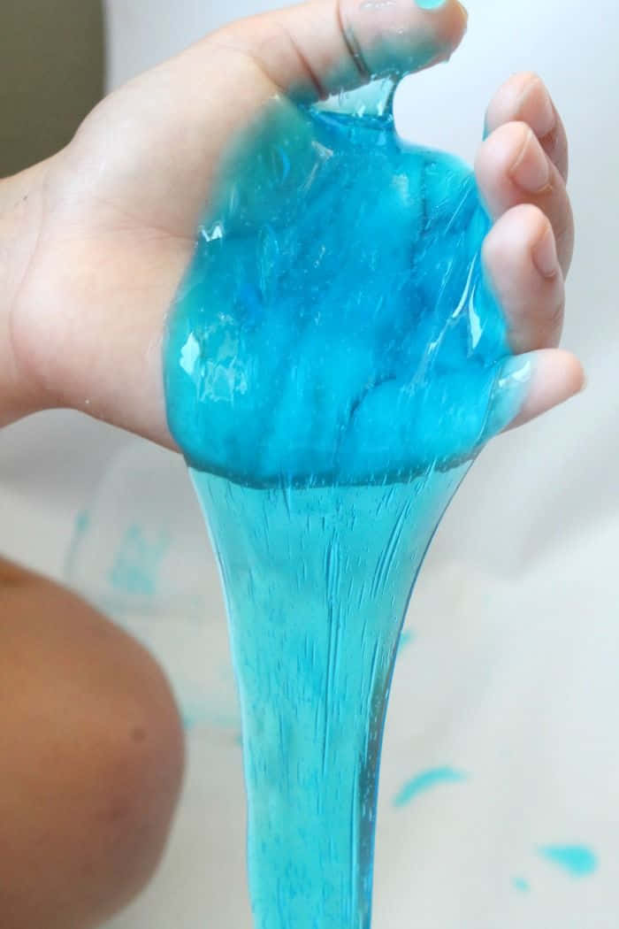 Clear Blue Slime Pictures