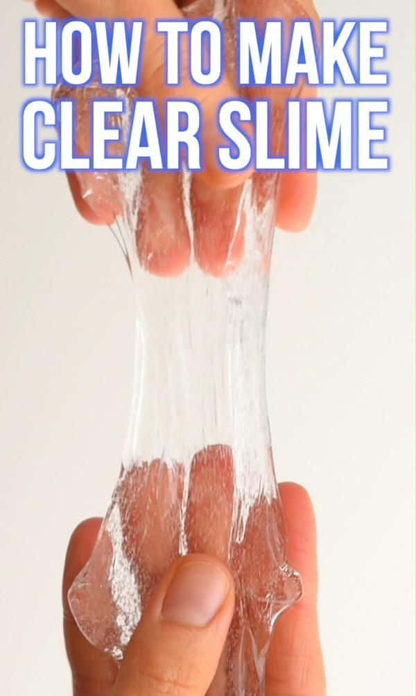 Make Clear Slime Pictures