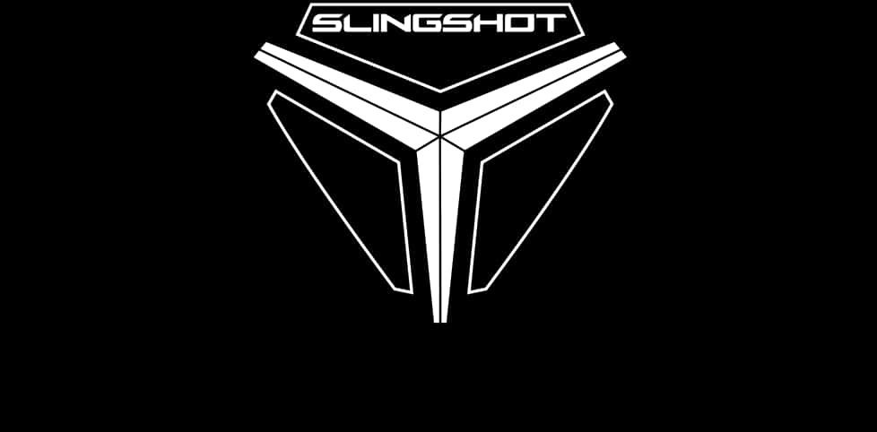 Slingshot Logo Black Background PNG