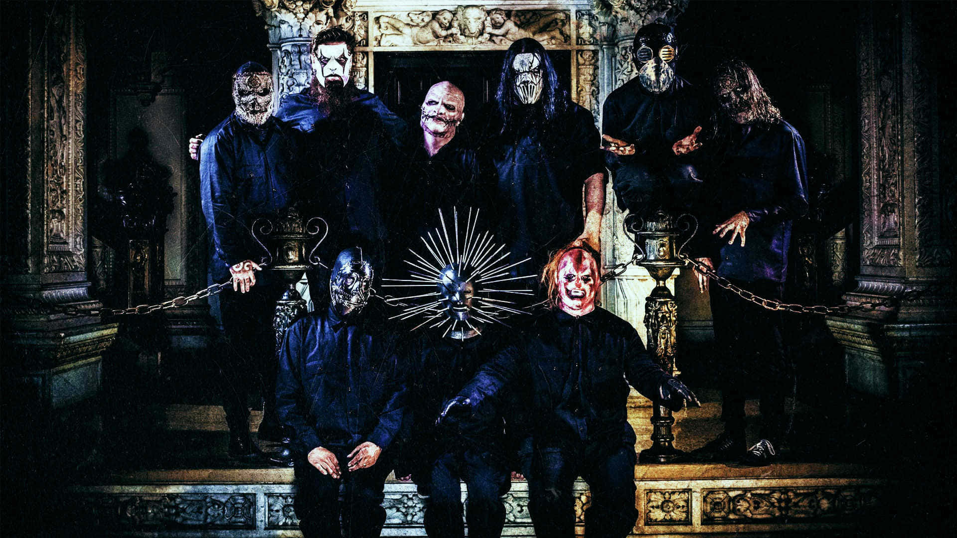 Slipknot Performing on Stage Wallpaper