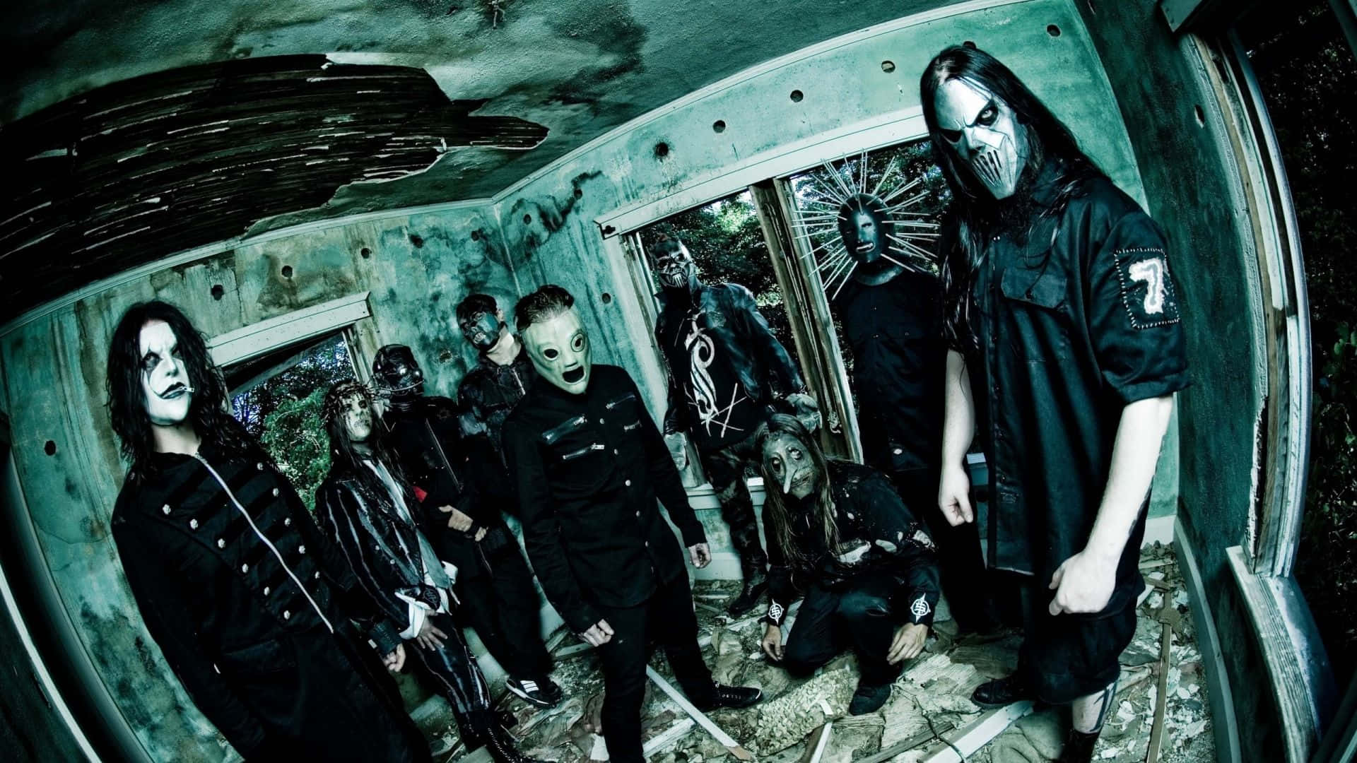 Slipknotdesfrute Da Música Revolucionária Da Banda De Heavy Metal Fenomenalmente Bem Sucedida. Papel de Parede