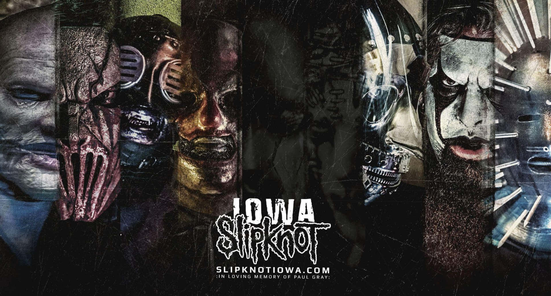 Slipknot Rocker en Mængde på et Live Concert. Wallpaper