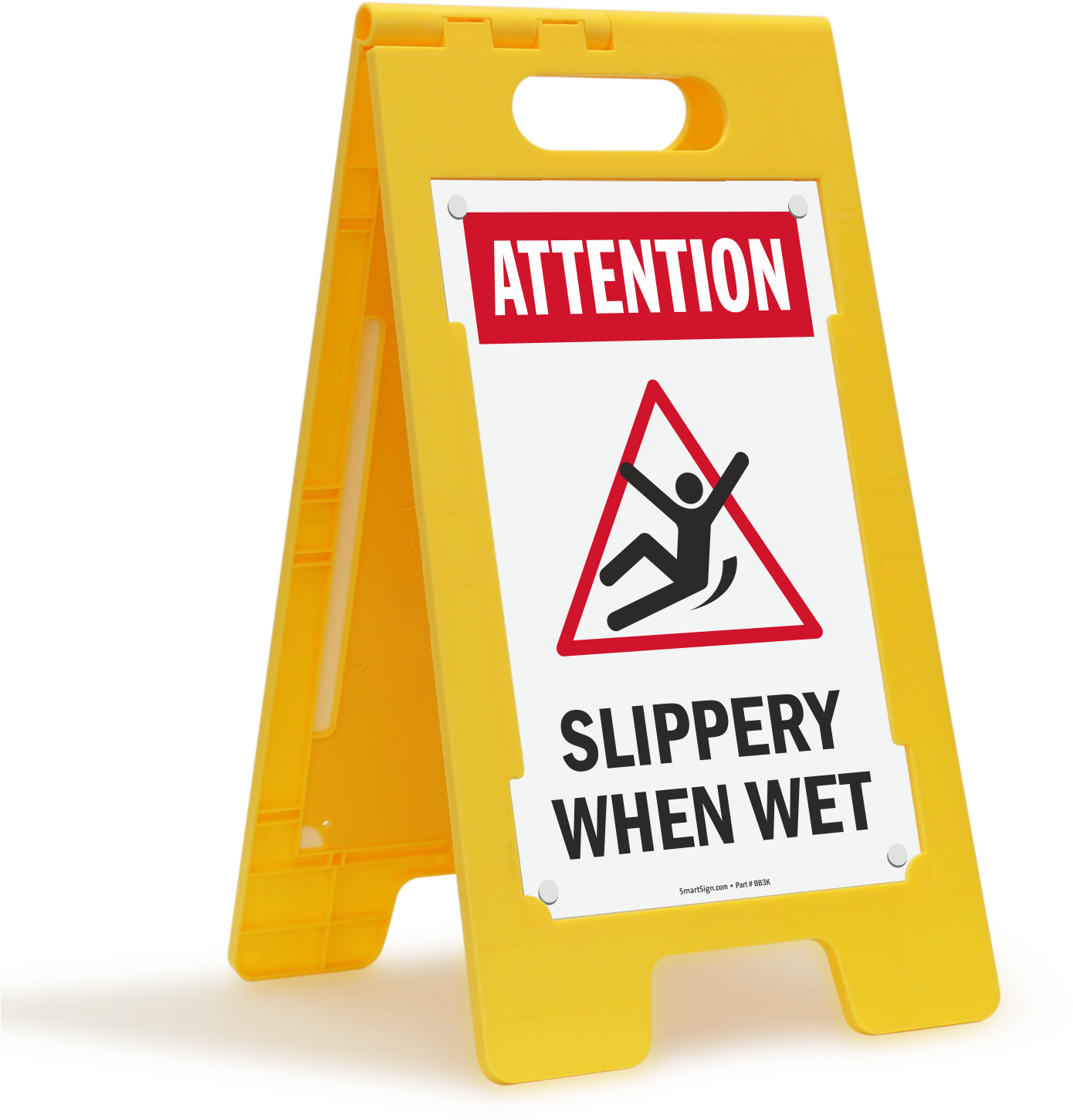 Slippery When Wet Sign PNG