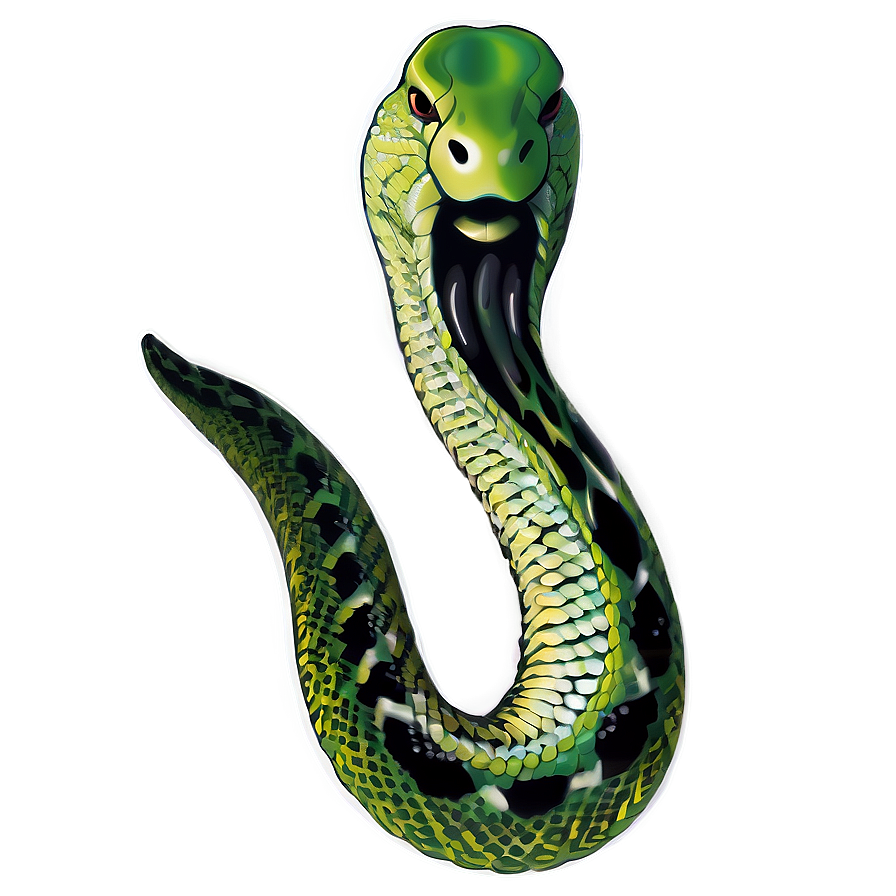 Slithering Snake Illustration Png Vfp PNG