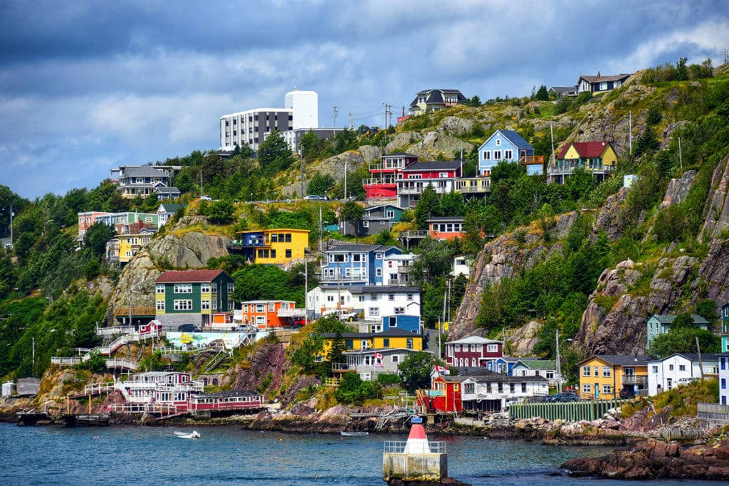 Slopes Of Signal Hill In Newfoundland Wallpaper