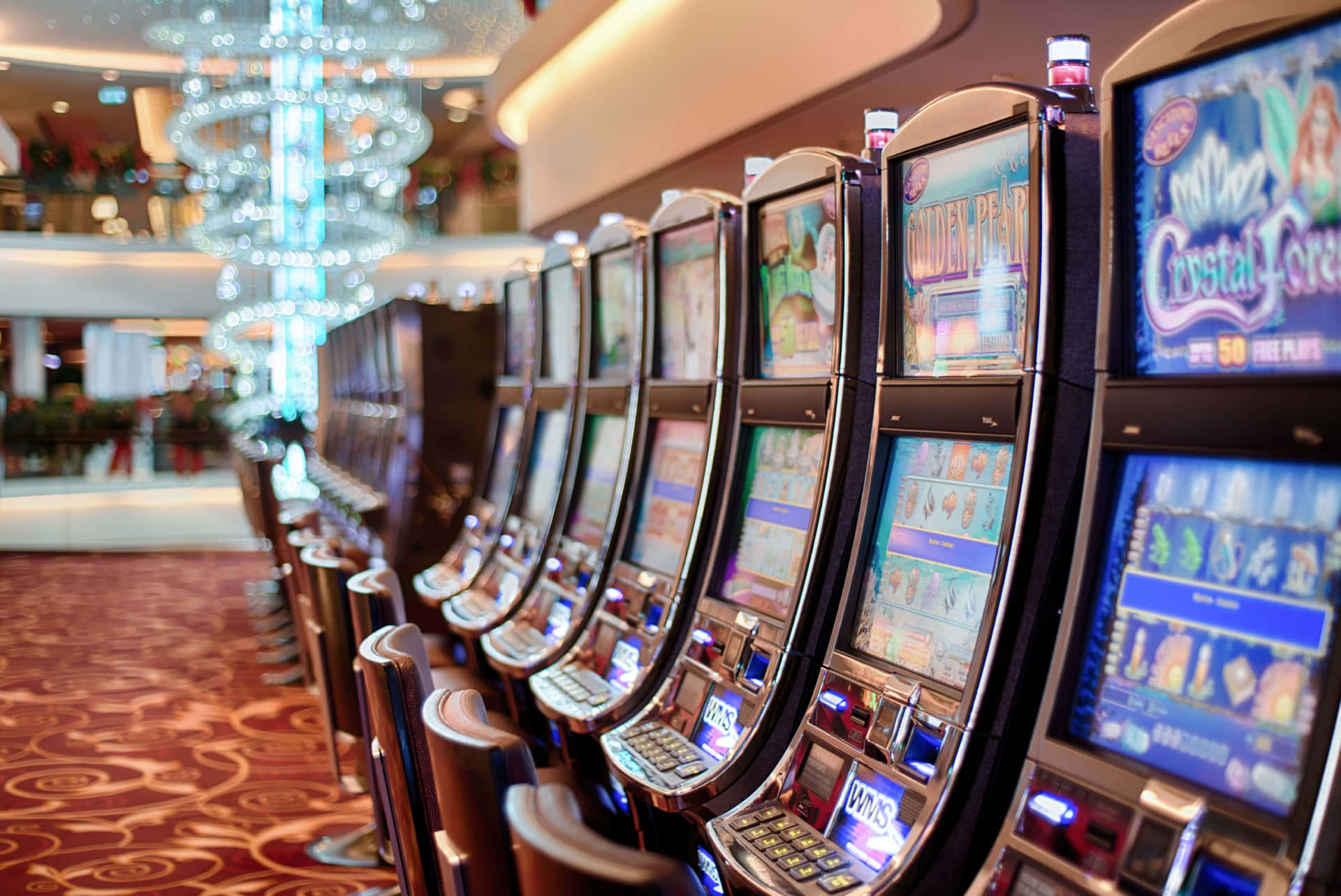 Enrad Spelautomater På Ett Kasino