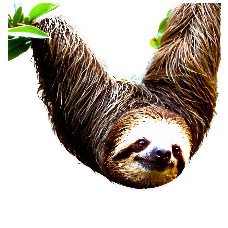 Sloth In Nature Png 06112024 PNG