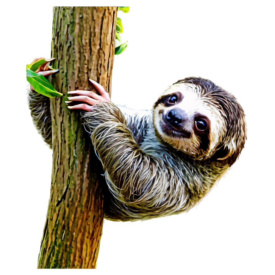 Sloth In Tree Png 17 PNG