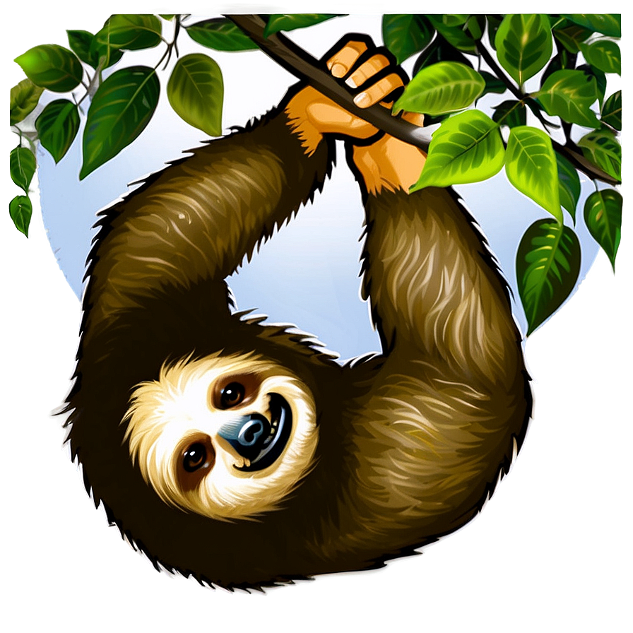 Sloth In Tree Png Ctf PNG