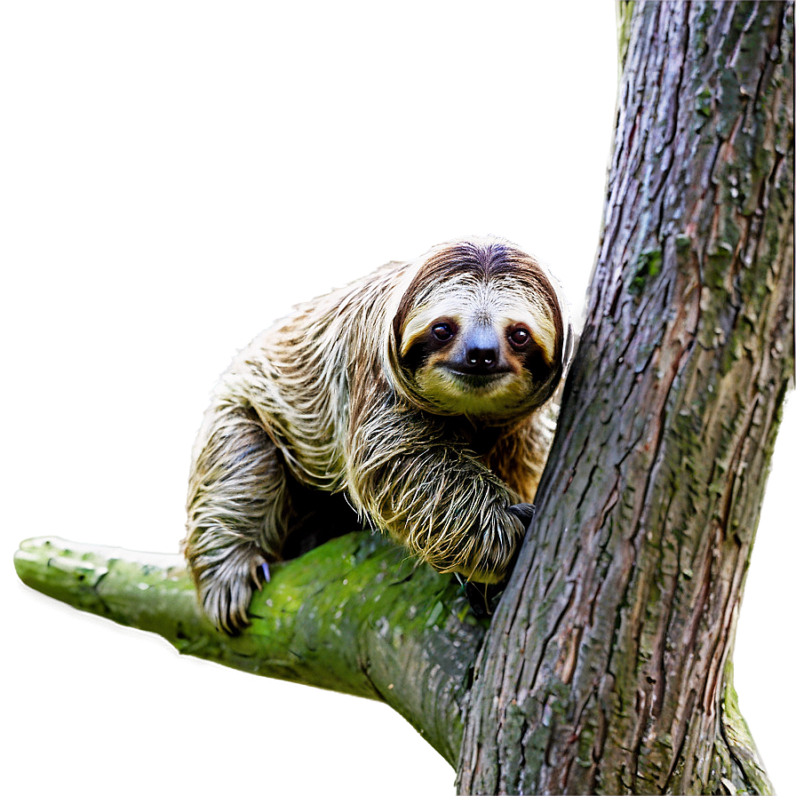 Sloth In Tree Png Iwh28 PNG