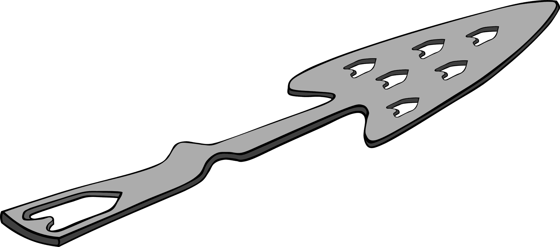 Slotted Spoon Vector Art PNG