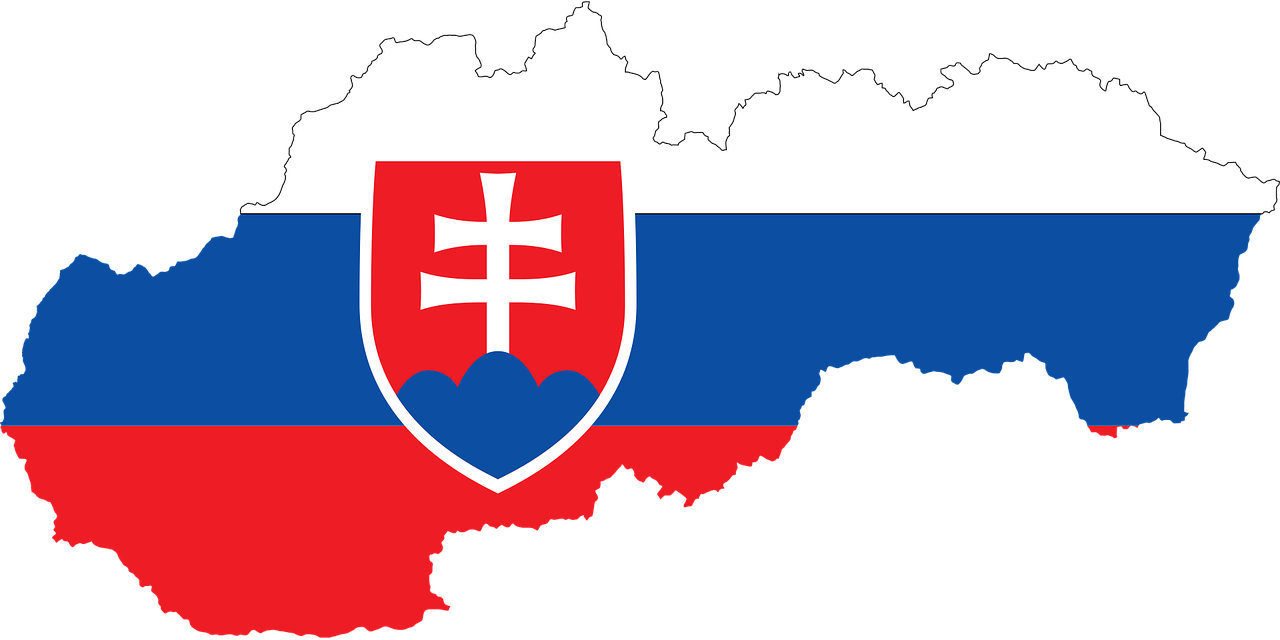 Slovakia Mapand Flag PNG