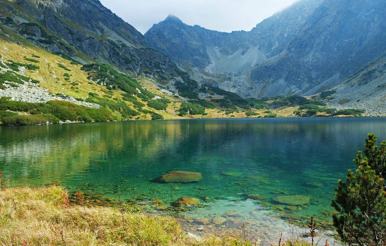 Slovakia Mountain And Lake
