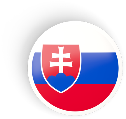 Slovakia National Emblem Button PNG