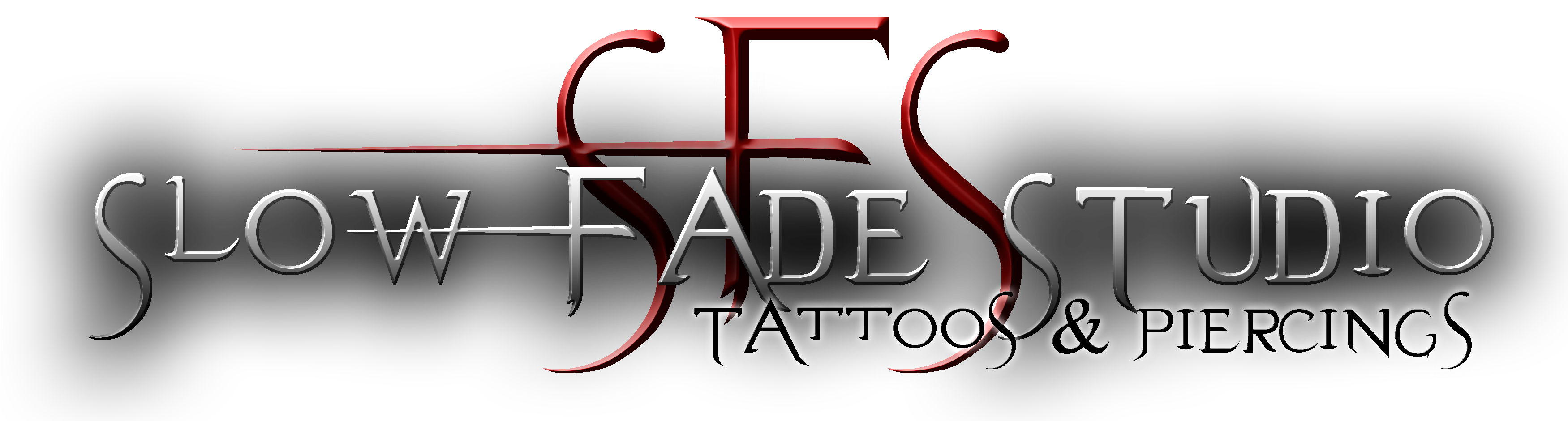 Slow Fade Studio Tattoo Piercing Logo PNG