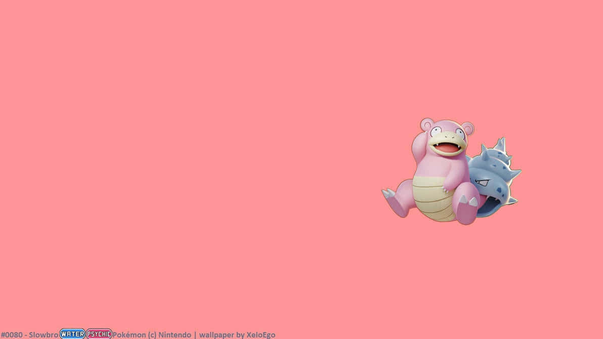Slowbro, The Relaxed Water-psychic Pokémon Wallpaper