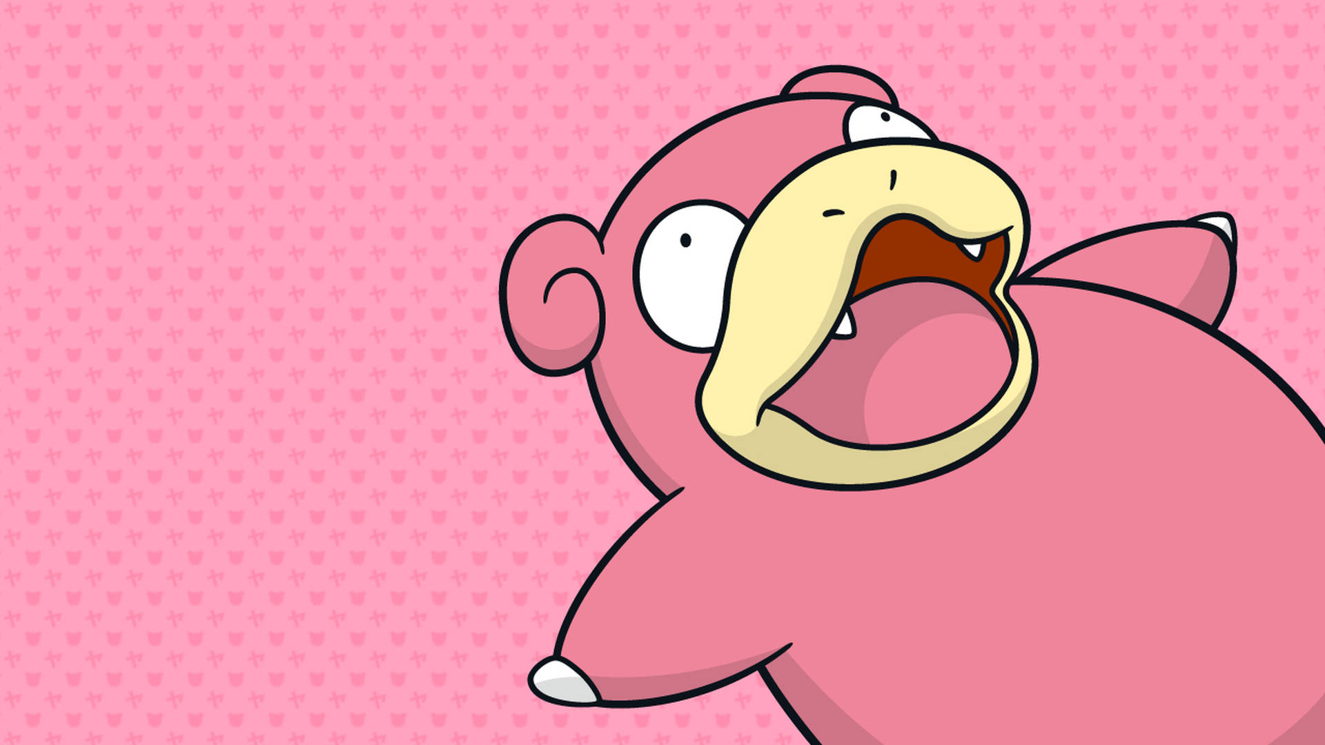 Slowpoke Pink Pokémon Character Wallpaper